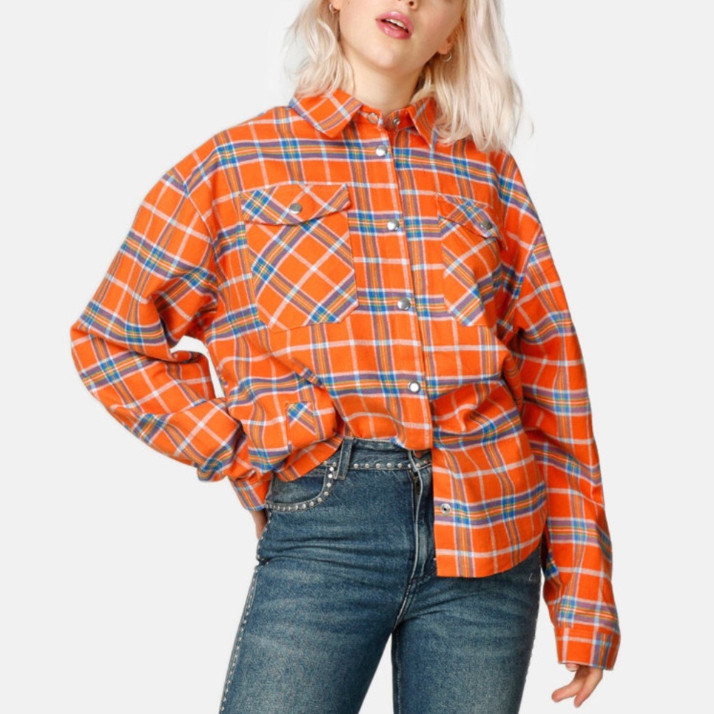 The Ragged Priest Plaid Button Down